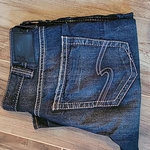 Mens Silver jeans 36 x 32